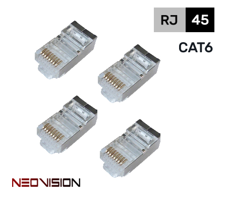 קונקטור לכבל רשת RJ45 מסוכך