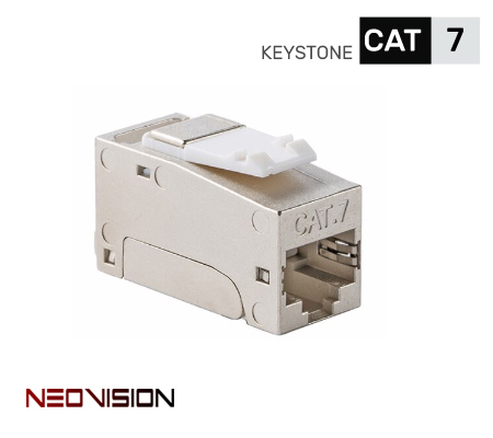 שקע רשת קיסטון CAT 7 מסוכך