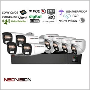 מערכות אבטחה IP POE