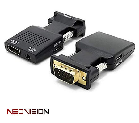 מתאם תצוגה VGA HDMI