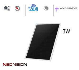 פאנל סולארי למצלמות 3W